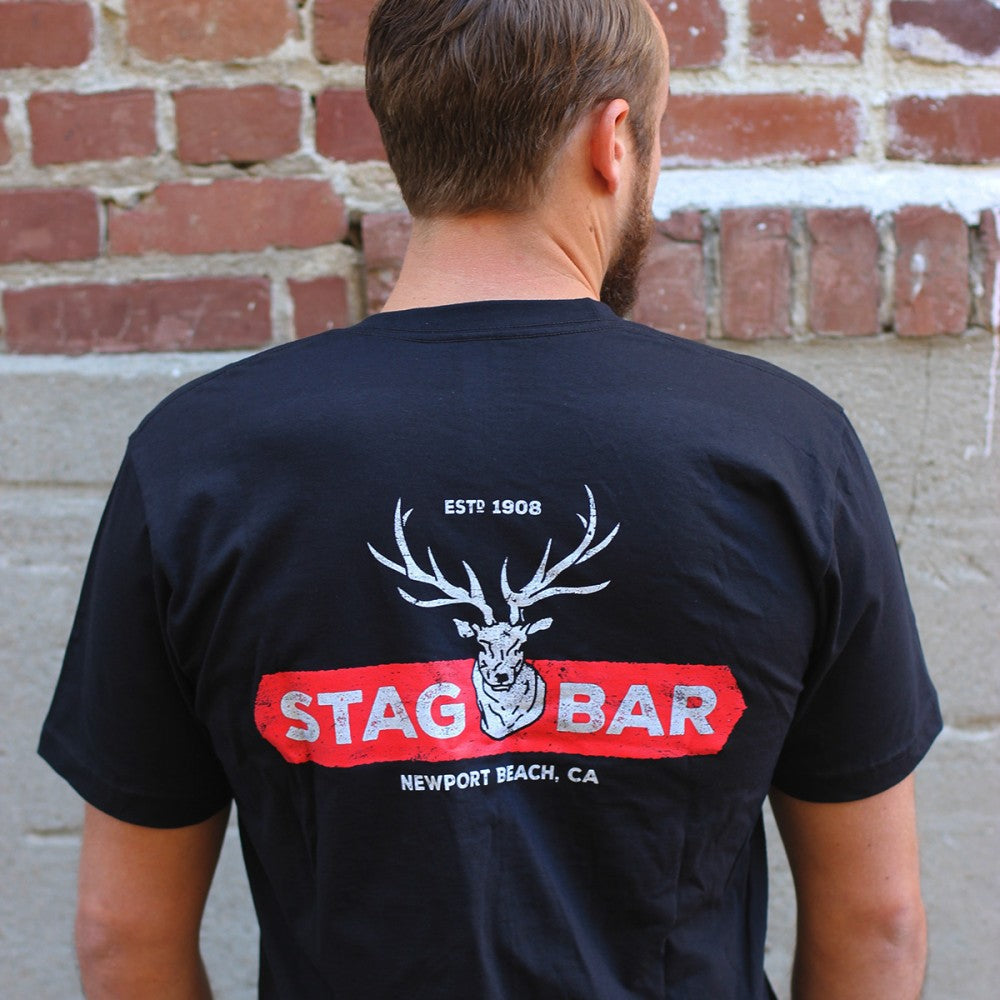 Stag Black Tee