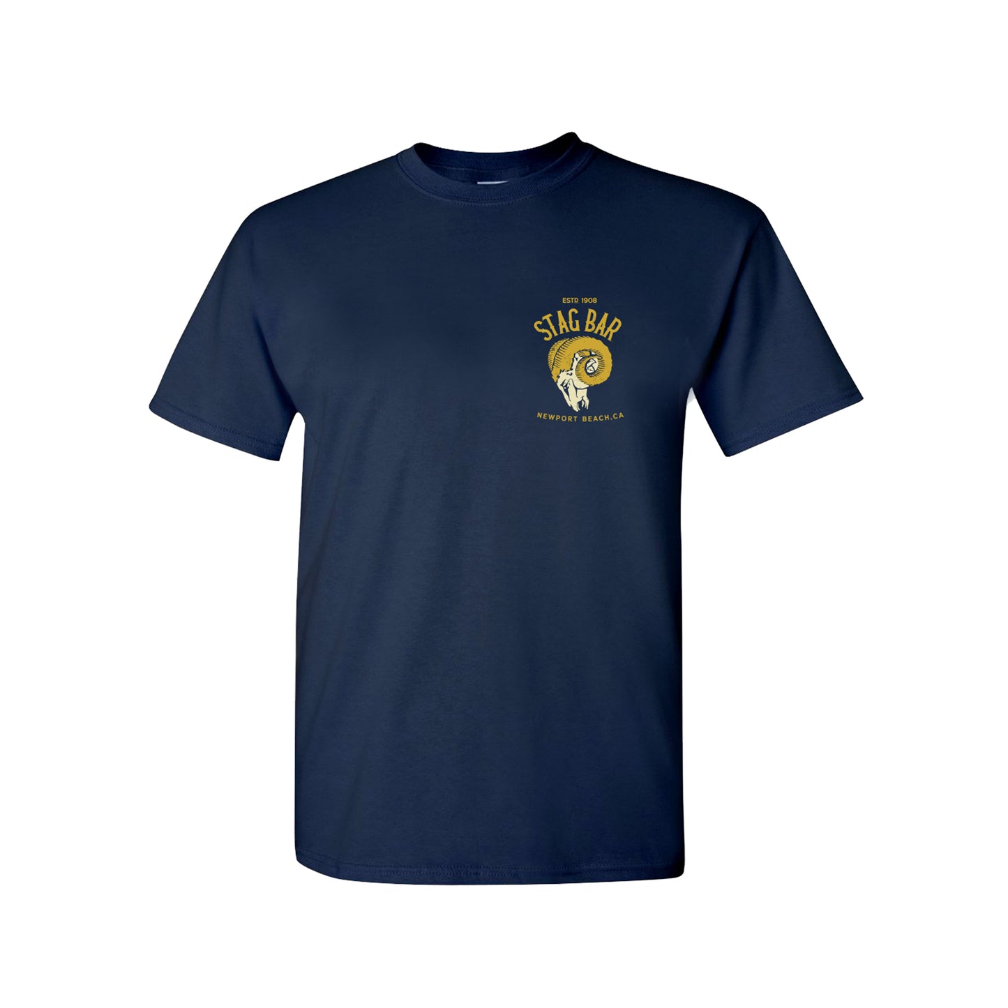 Rams & Stag Navy Tee