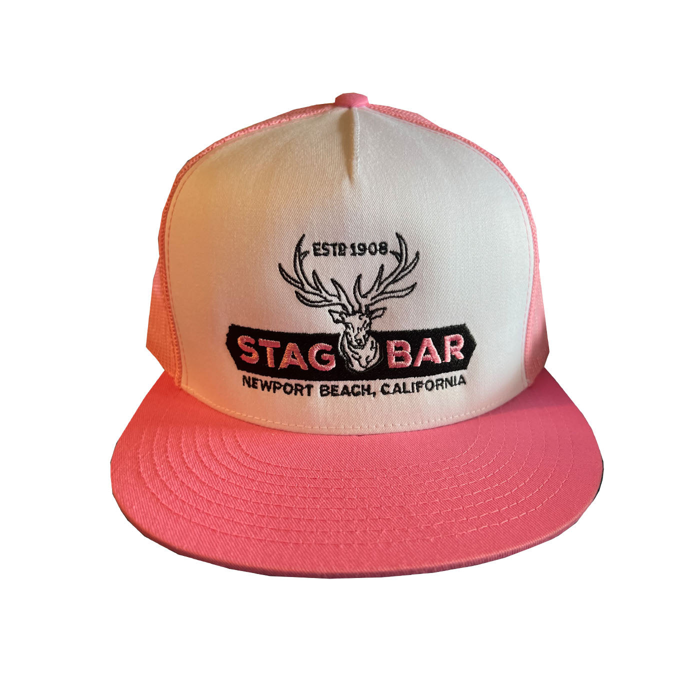 Pink & White Trucker Hat