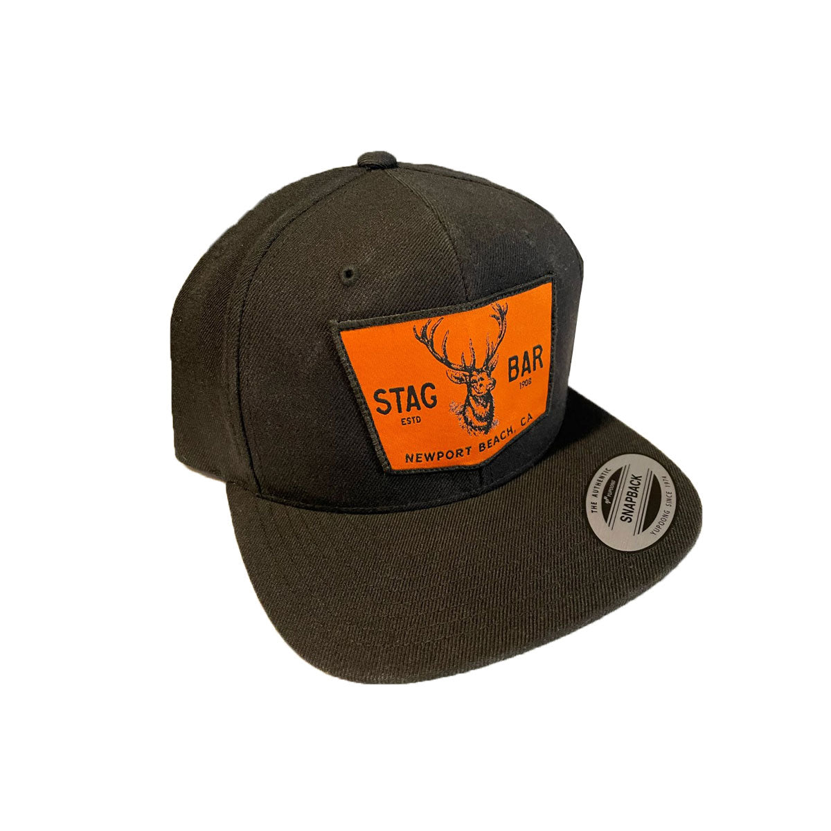 Stag Patch Hat - Black