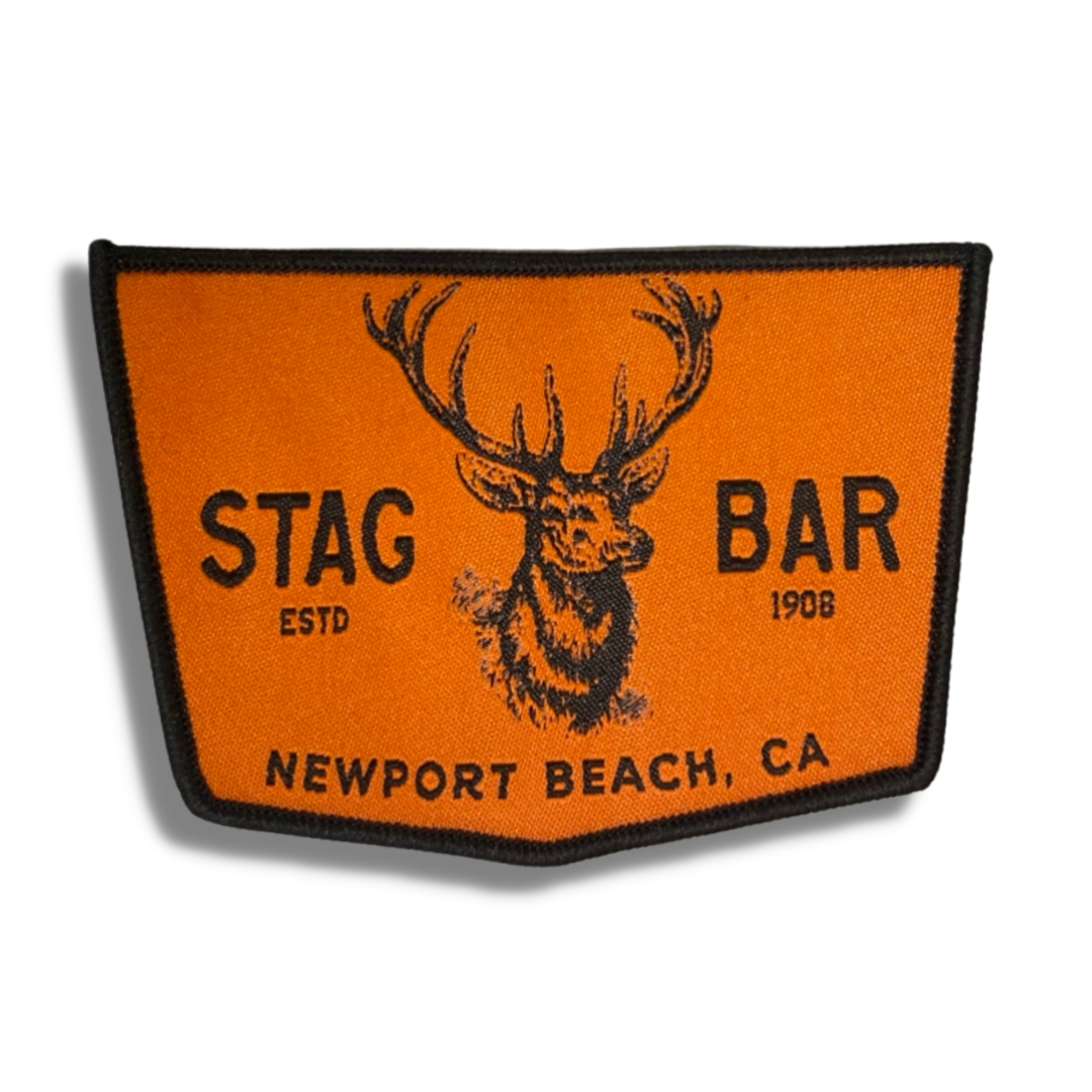 Orange Stag Bar Patch