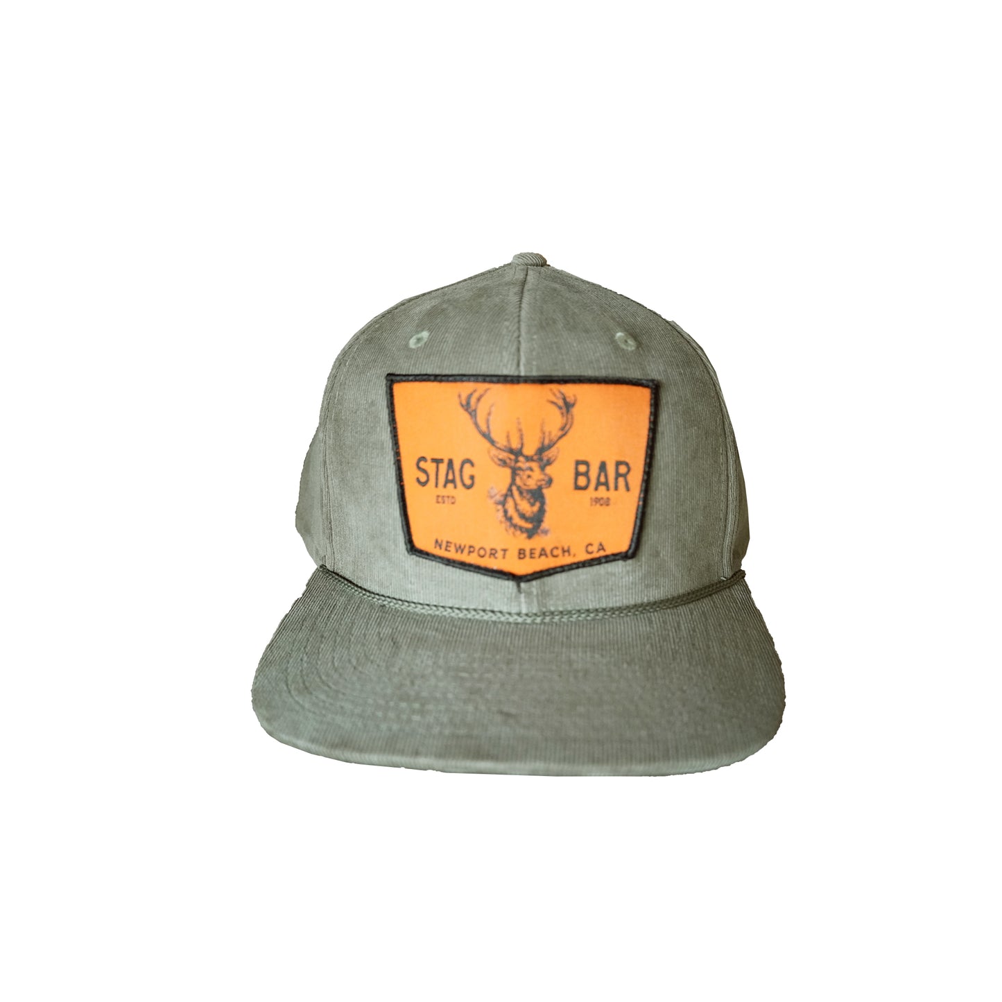 Corduroy Patch Hat - Green